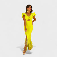 Lucía | Vestido de flamenco neón