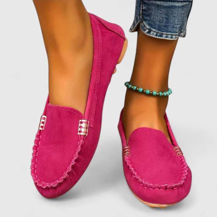 Teresa - Mocasín Ortopédico de Mujer con Detalles Metálicos