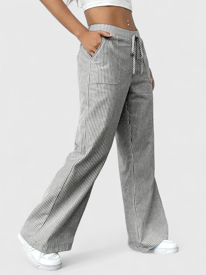 Montserrat | Pantalón Ancho de Mujer con Cintura Ajustable