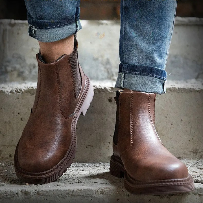 Saturnino | Botas Chelsea de Trabajo de Hombre con Puntera Reforzada