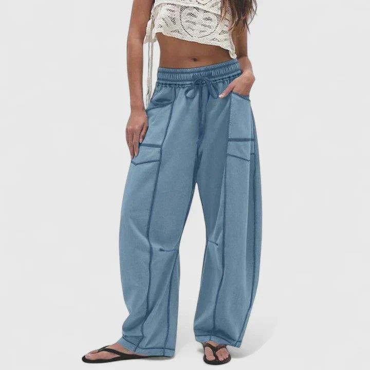 Azucena | Pantalón Ancho de Mujer Estilo Baggy