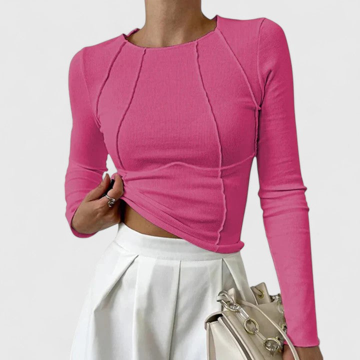 Rozminda | Blusa de Manga Larga Cómoda