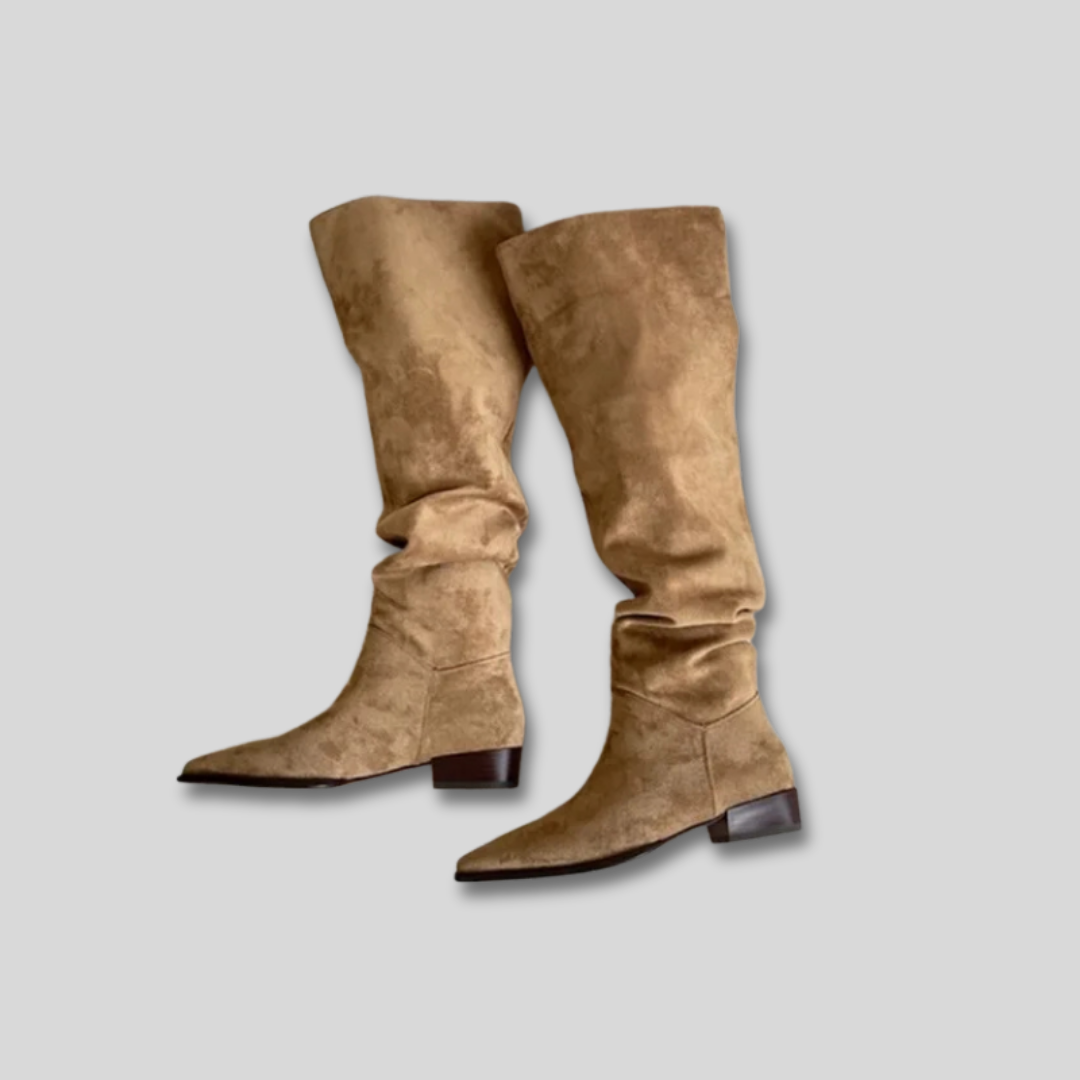 Rosaura | Botas Altas de Mujer de Ante Elegantes