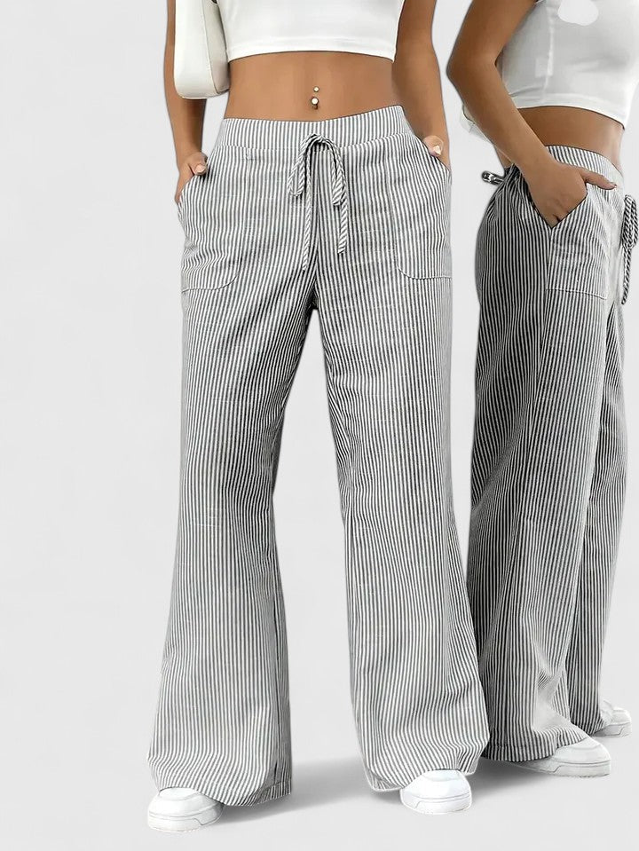 Montserrat | Pantalón Ancho de Mujer con Cintura Ajustable