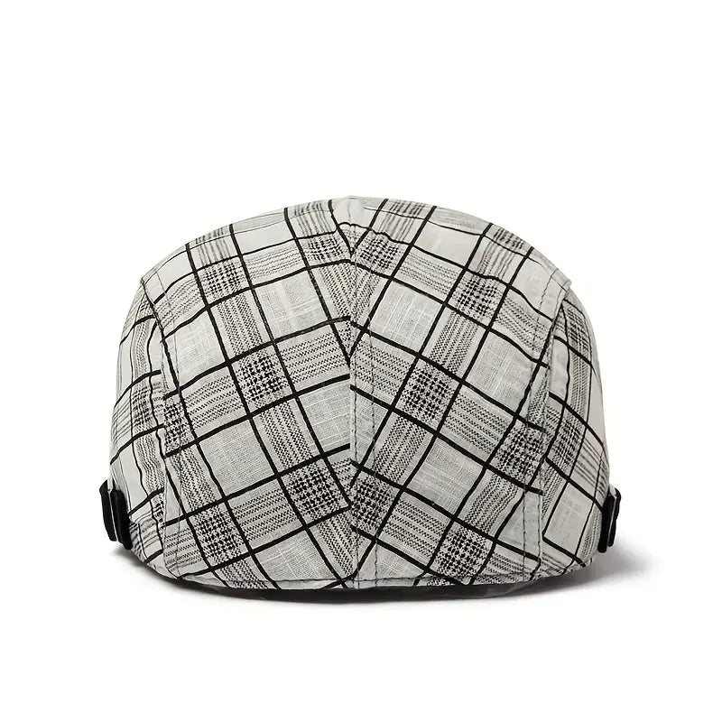Diego|  Gorro vintage a Cuadros Ajustable