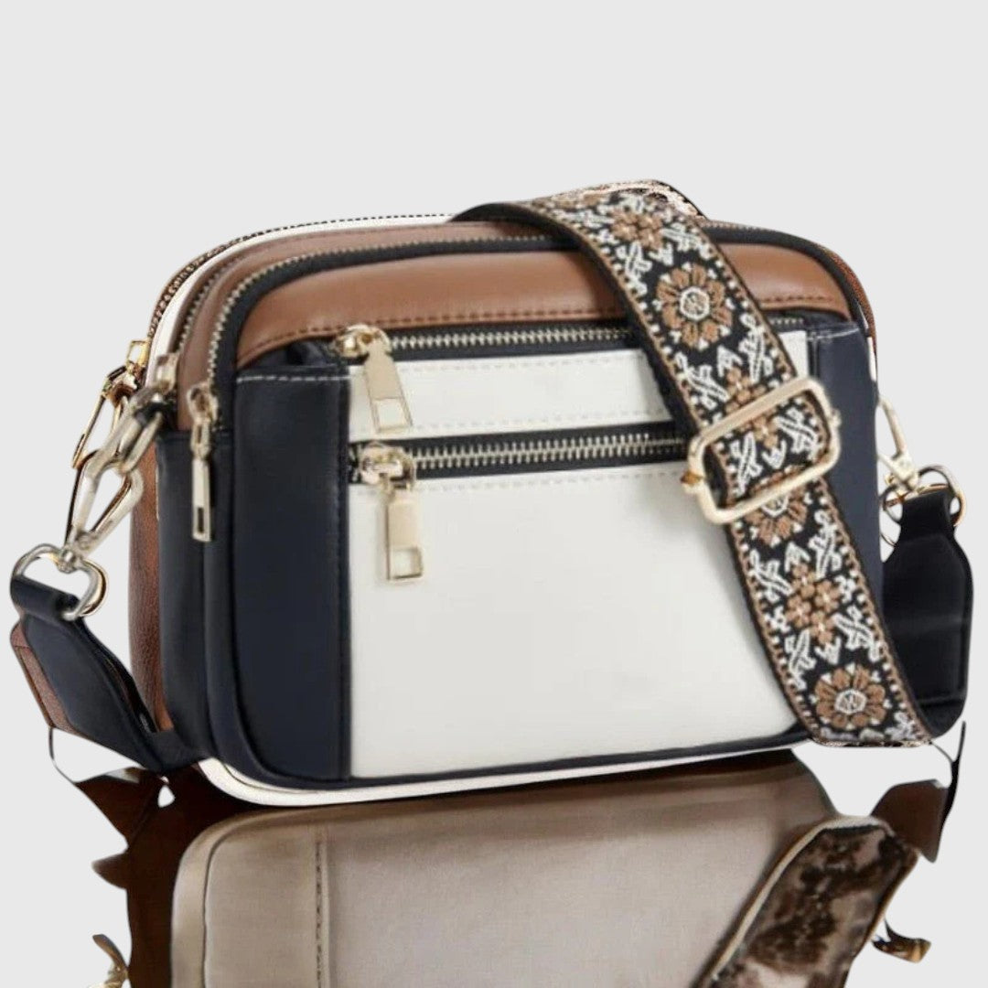 Ana | Bolso de Hombro con Correa Floral