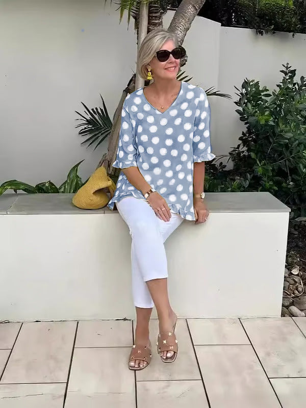 Beth™ | Blusa V-Cuello Elegante