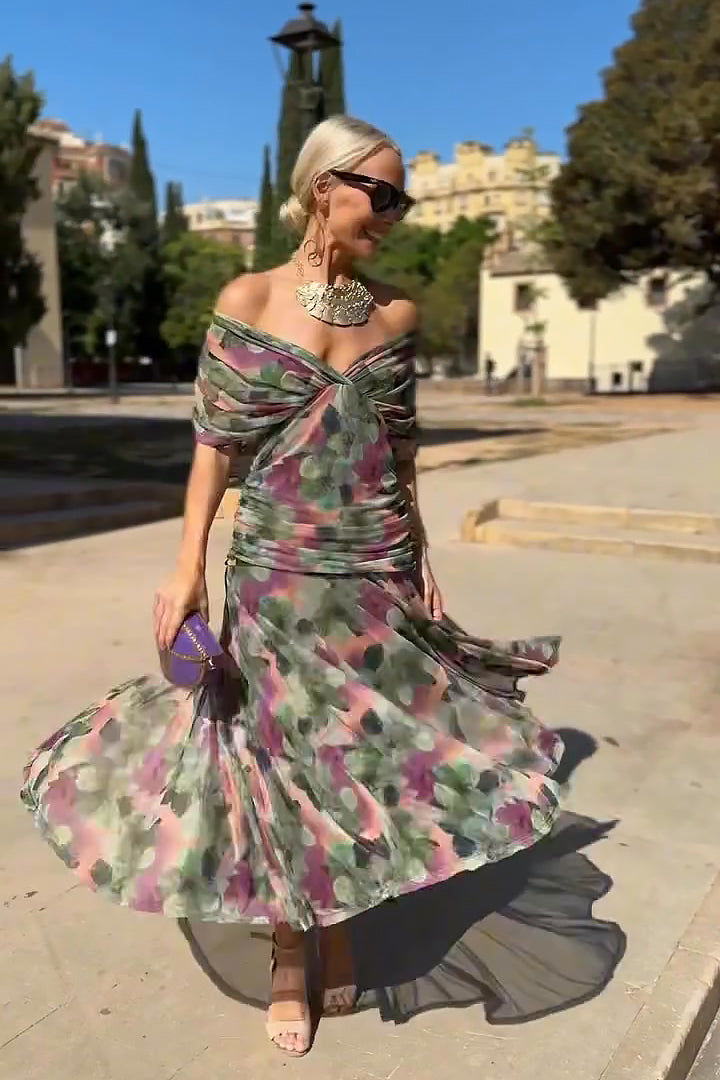 Rebeca | Vestido Maxi de Fiesta Elegante con Escote en V