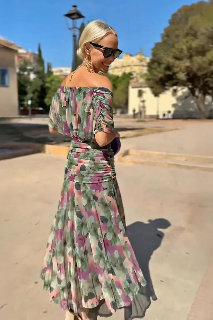 Rebeca | Vestido Maxi de Fiesta Elegante con Escote en V