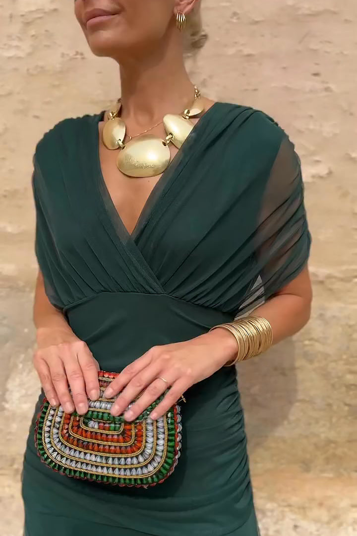 Rebeca | Vestido Maxi de Fiesta Elegante con Escote en V
