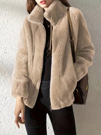 Juana | Chaqueta de Punto Alto con Cremallera