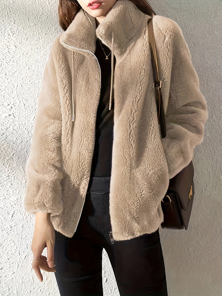 Juana | Chaqueta de Punto Alto con Cremallera