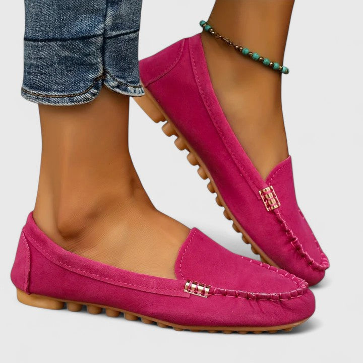 Teresa - Mocasín Ortopédico de Mujer con Detalles Metálicos