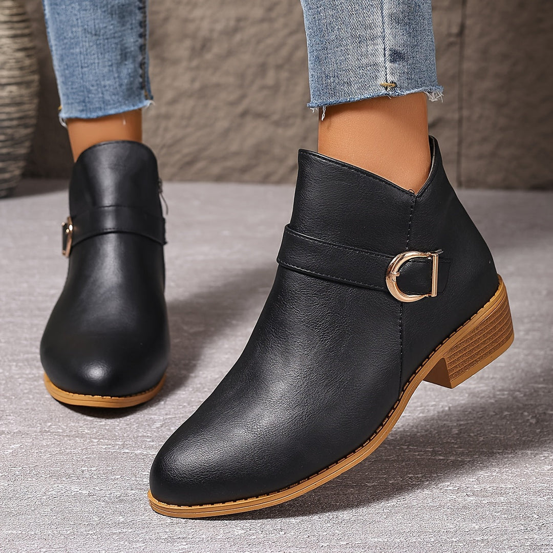 Severina | Botines Chelsea de Mujer con Correa Envolvente