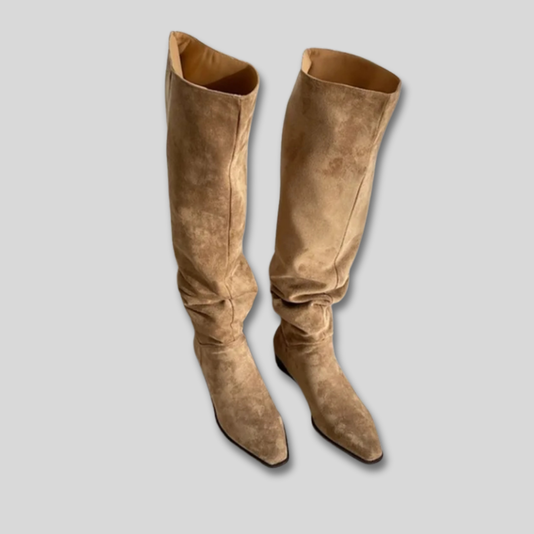Rosaura | Botas Altas de Mujer de Ante Elegantes