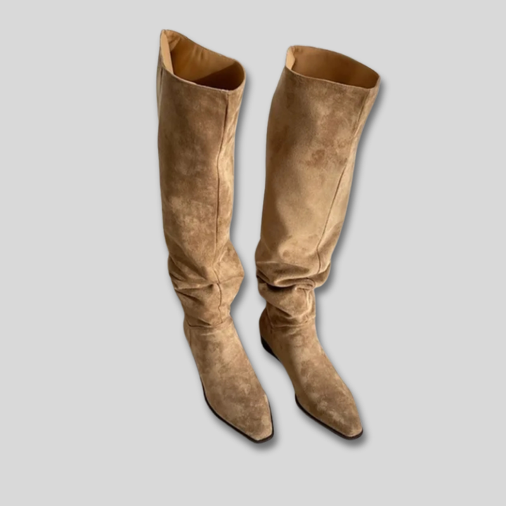 Rosaura | Botas Altas de Mujer de Ante Elegantes