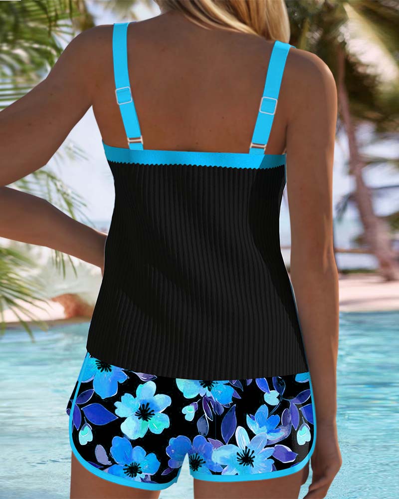 Gabriela | Tankini Elegante con Short Floral