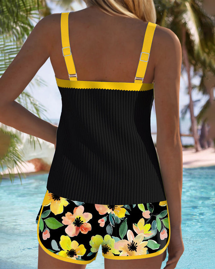 Gabriela | Tankini Elegante con Short Floral