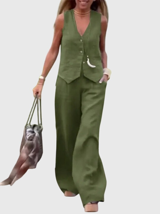 Crescencia | Conjunto Elegante de Dos Piezas