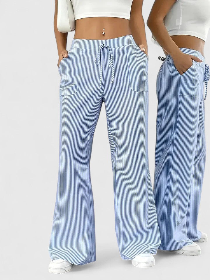 Montserrat | Pantalón Ancho de Mujer con Cintura Ajustable