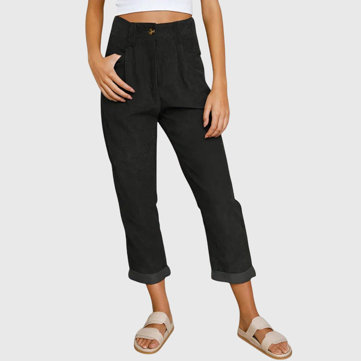 Hortensia | Pantalón de Pana de Mujer de Corte Moderno