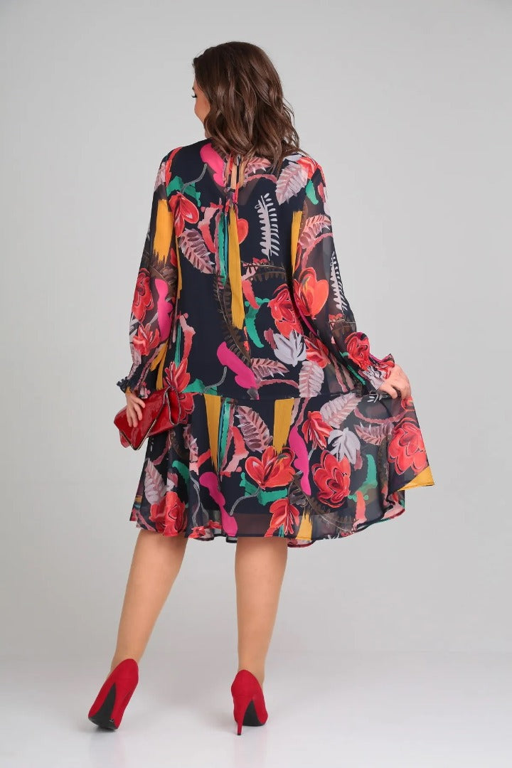 Teresa | Vestido floral elegante
