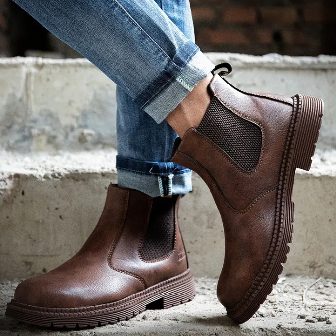 Saturnino | Botas Chelsea de Trabajo de Hombre con Puntera Reforzada