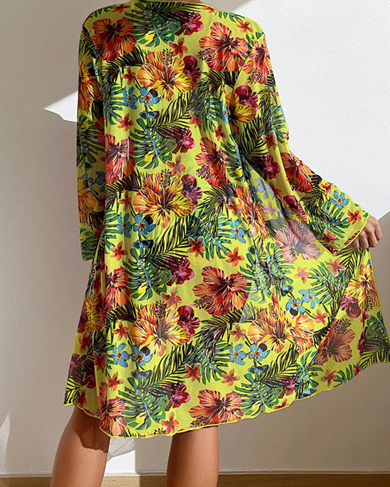 Filomena | Bikini con falda floral
