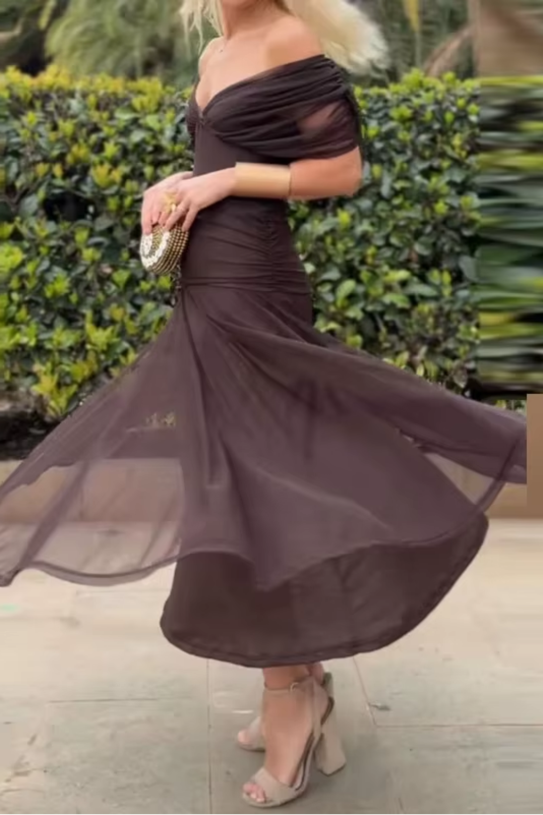 Rebeca | Vestido Maxi de Fiesta Elegante con Escote en V