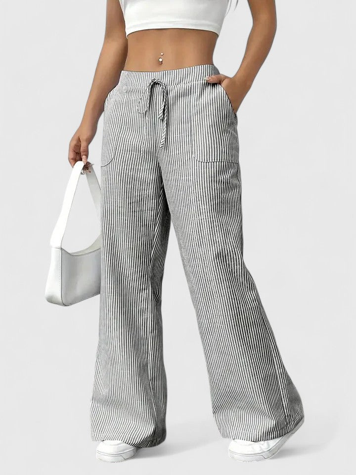 Montserrat | Pantalón Ancho de Mujer con Cintura Ajustable