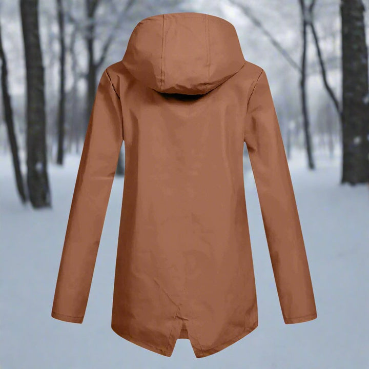 Viviana | Chaqueta Impermeable con Capucha y Cremallera