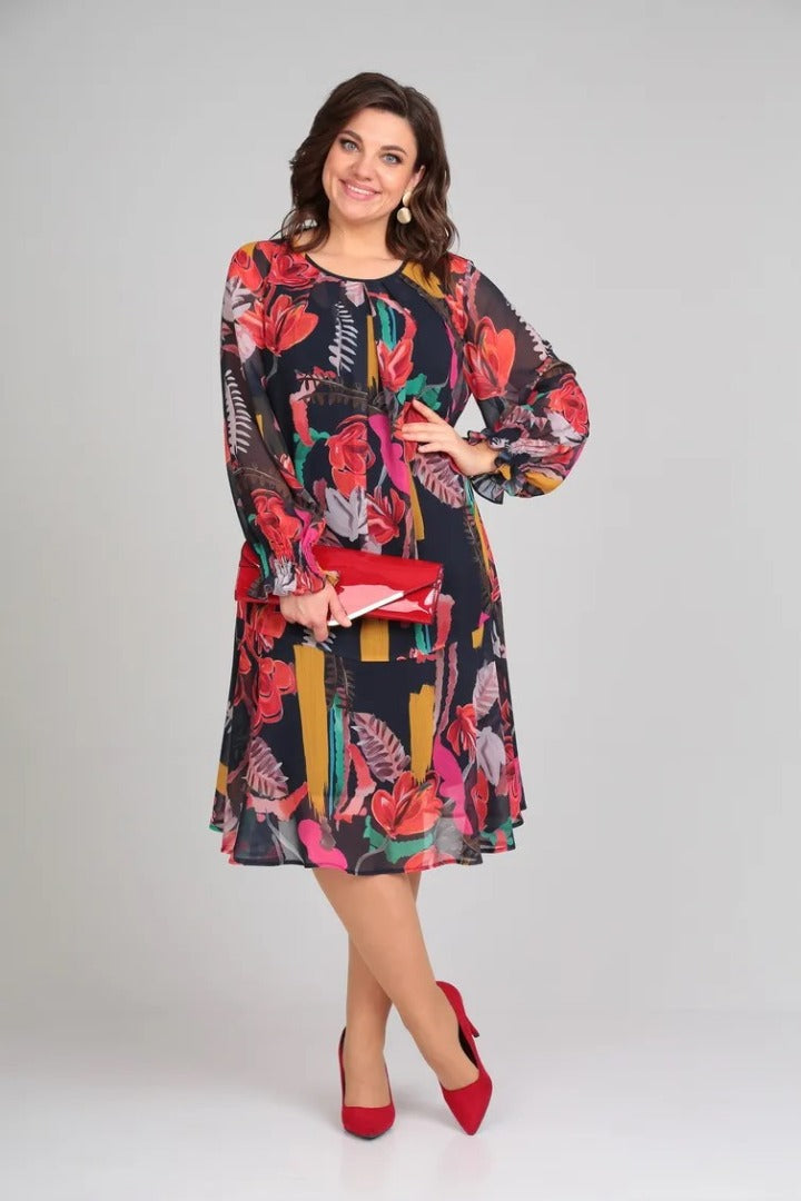 Teresa | Vestido floral elegante