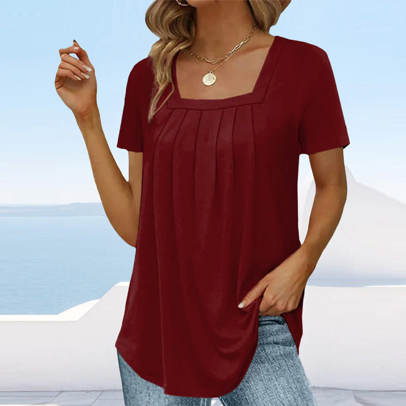 Brenda™ | Blusa Elegante con Pliegues
