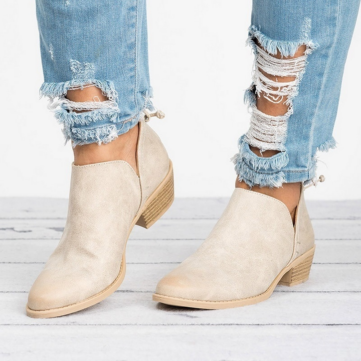 Melitona | Botines de Tacón Bajo para el Día a Día