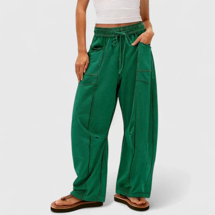 Azucena | Pantalón Ancho de Mujer Estilo Baggy