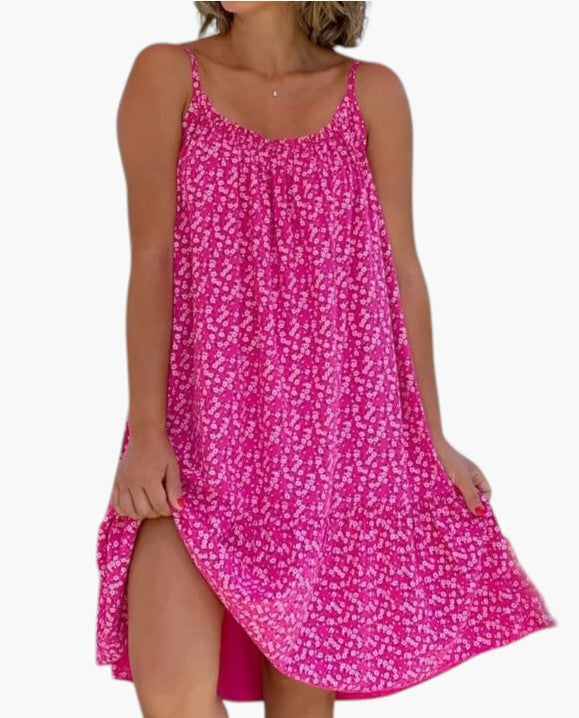 Laura | Vestido ligero con estampado delicado para un verano sin esfuerzo