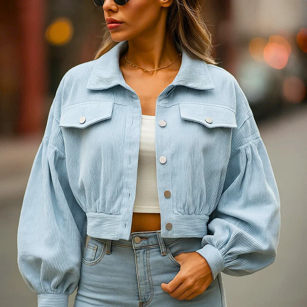Fabia | Chaqueta Corta de Mujer de Pana