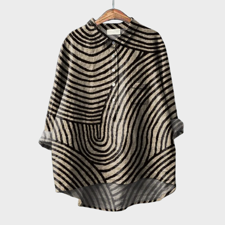 Melina | Elegante Blusa de Verano en Linne