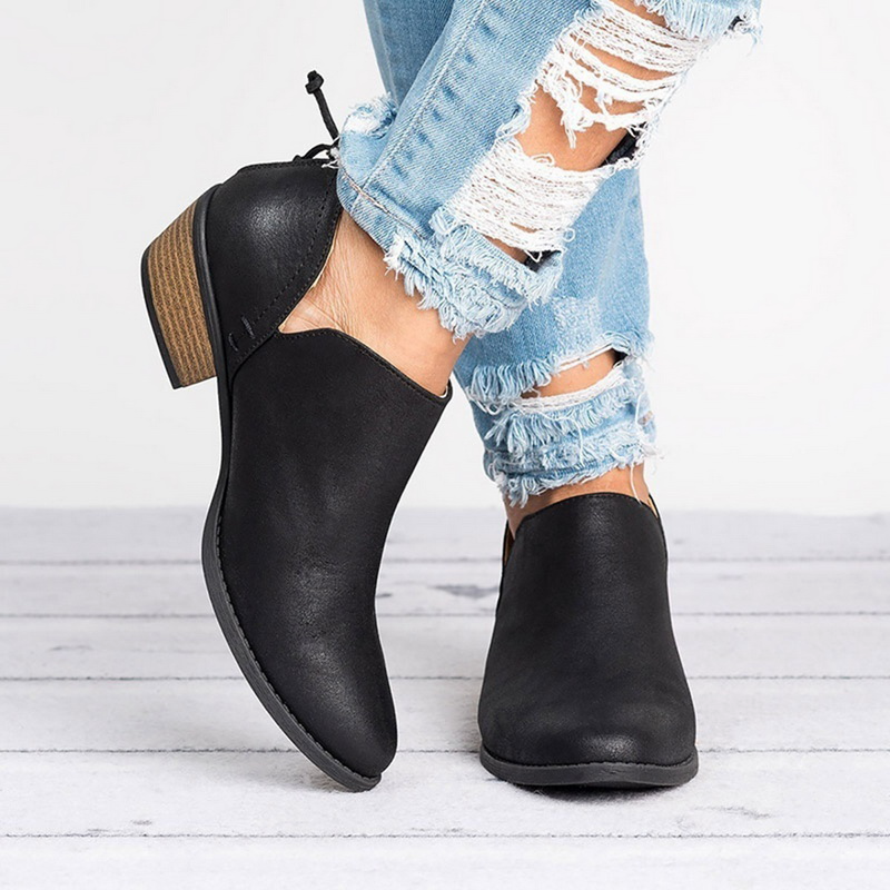 Melitona | Botines de Tacón Bajo para el Día a Día