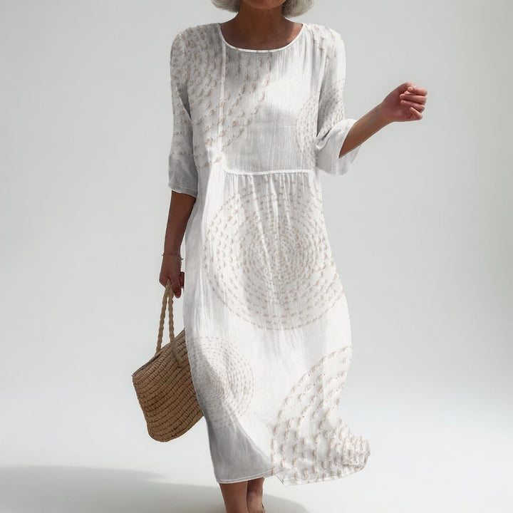 Elena | Vestido midi elegante con detalles delicados