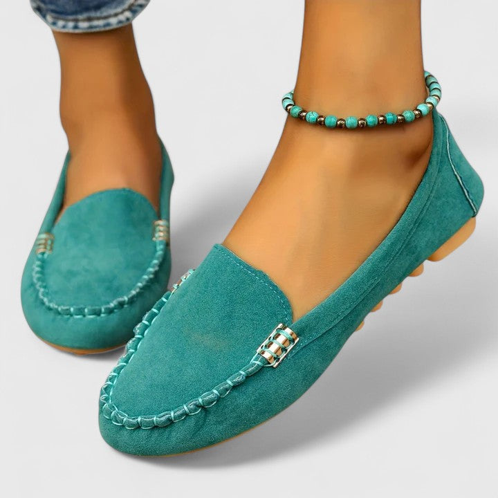 Teresa - Mocasín Ortopédico de Mujer con Detalles Metálicos