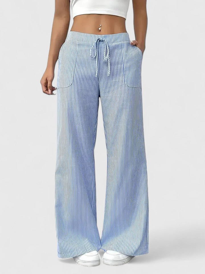 Montserrat | Pantalón Ancho de Mujer con Cintura Ajustable