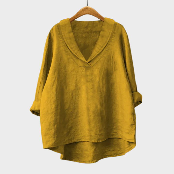 Samantha | Elegante Camisa de Verano en Lino