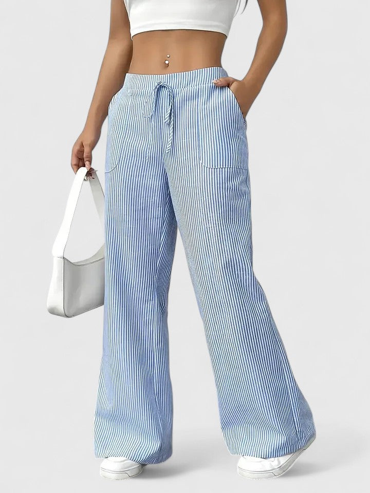 Montserrat | Pantalón Ancho de Mujer con Cintura Ajustable