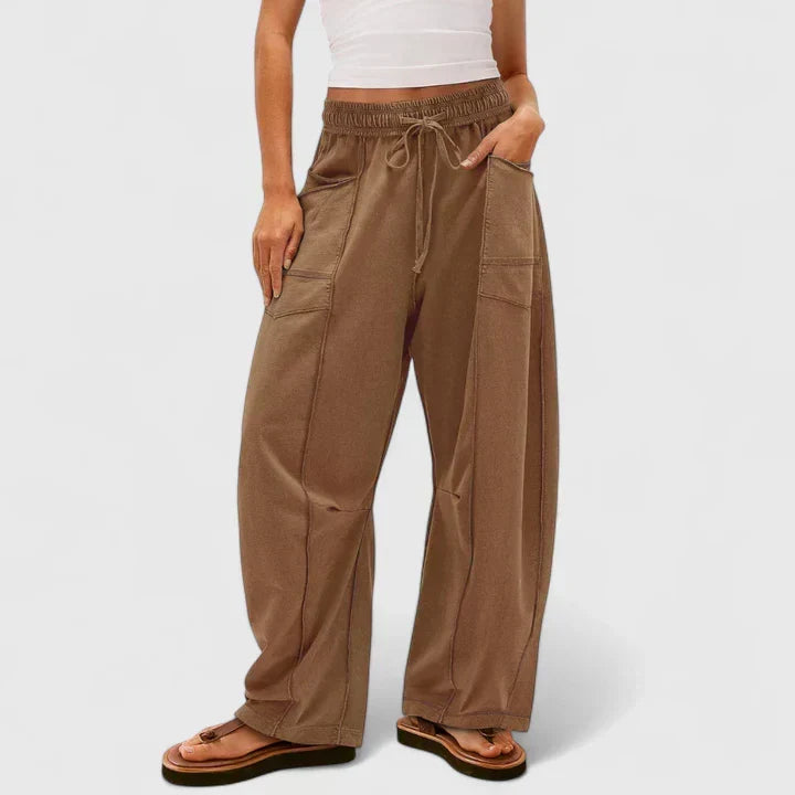 Azucena | Pantalón Ancho de Mujer Estilo Baggy
