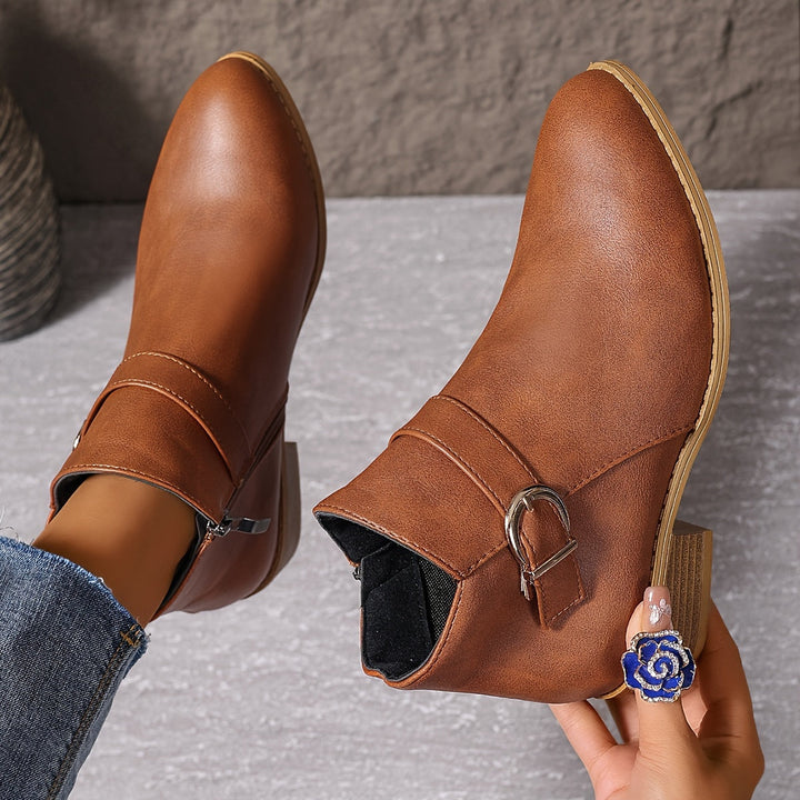 Severina | Botines Chelsea de Mujer con Correa Envolvente