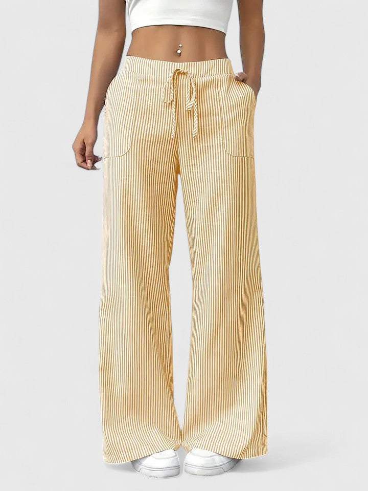 Montserrat | Pantalón Ancho de Mujer con Cintura Ajustable