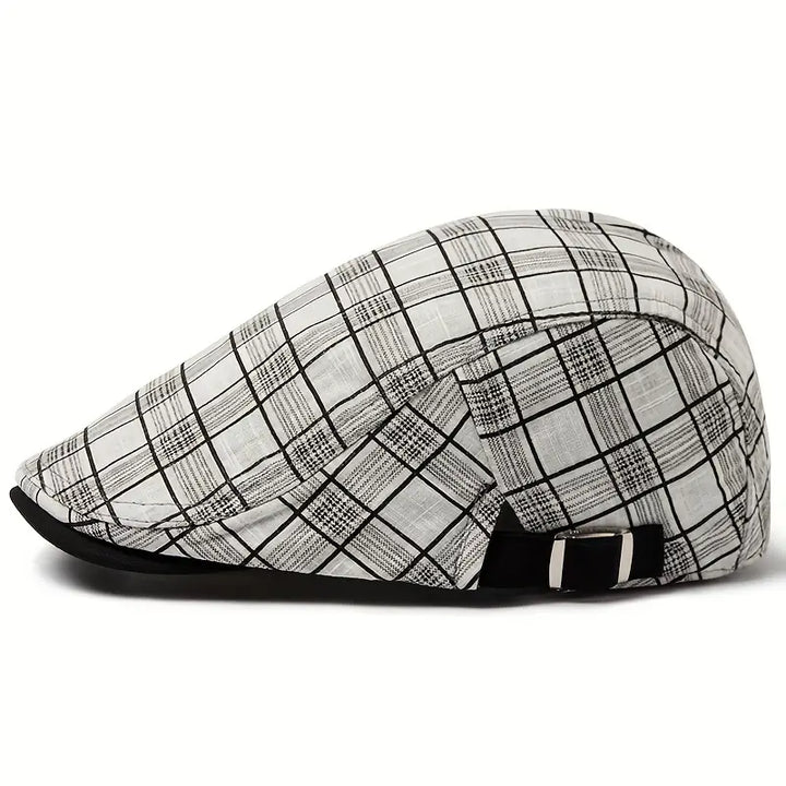 Diego|  Gorro vintage a Cuadros Ajustable