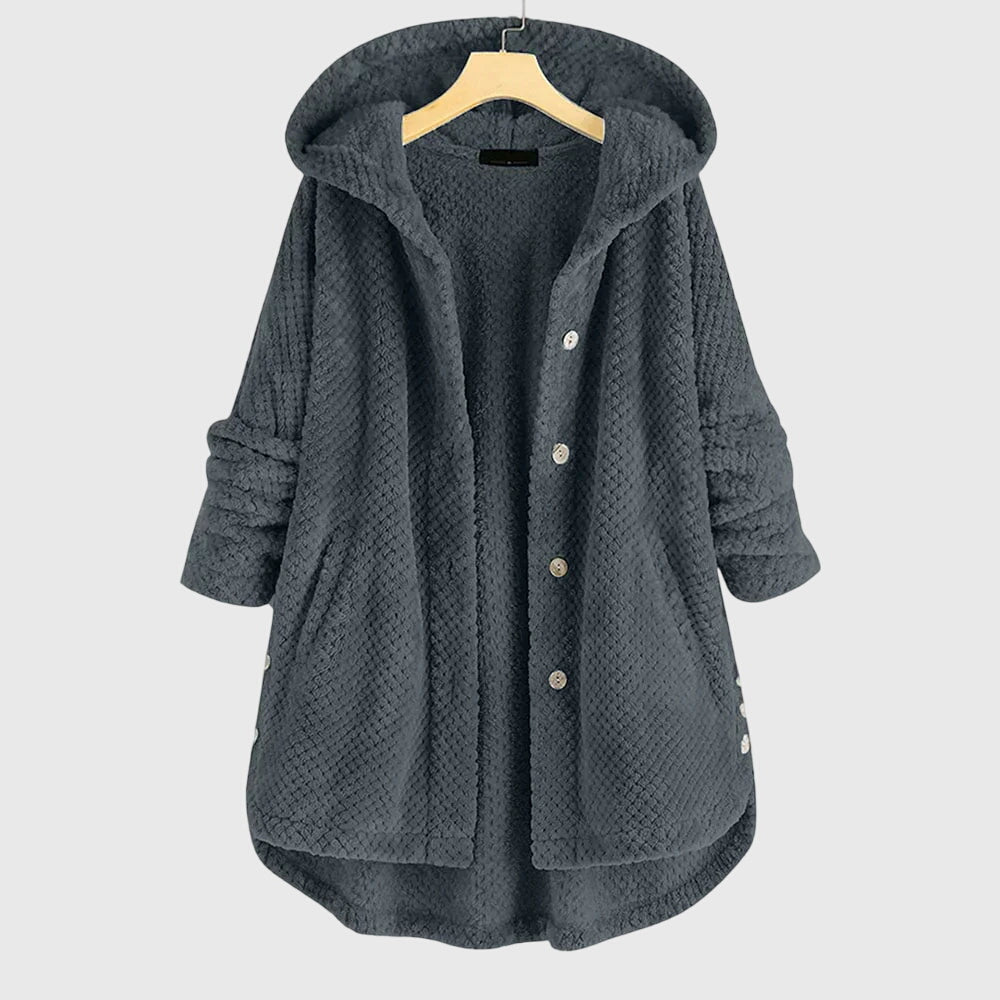 Anselma | Chaqueta Polar con Capucha