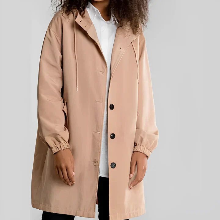 Reyna | Cortavientos Impermeable Ligero con Capucha